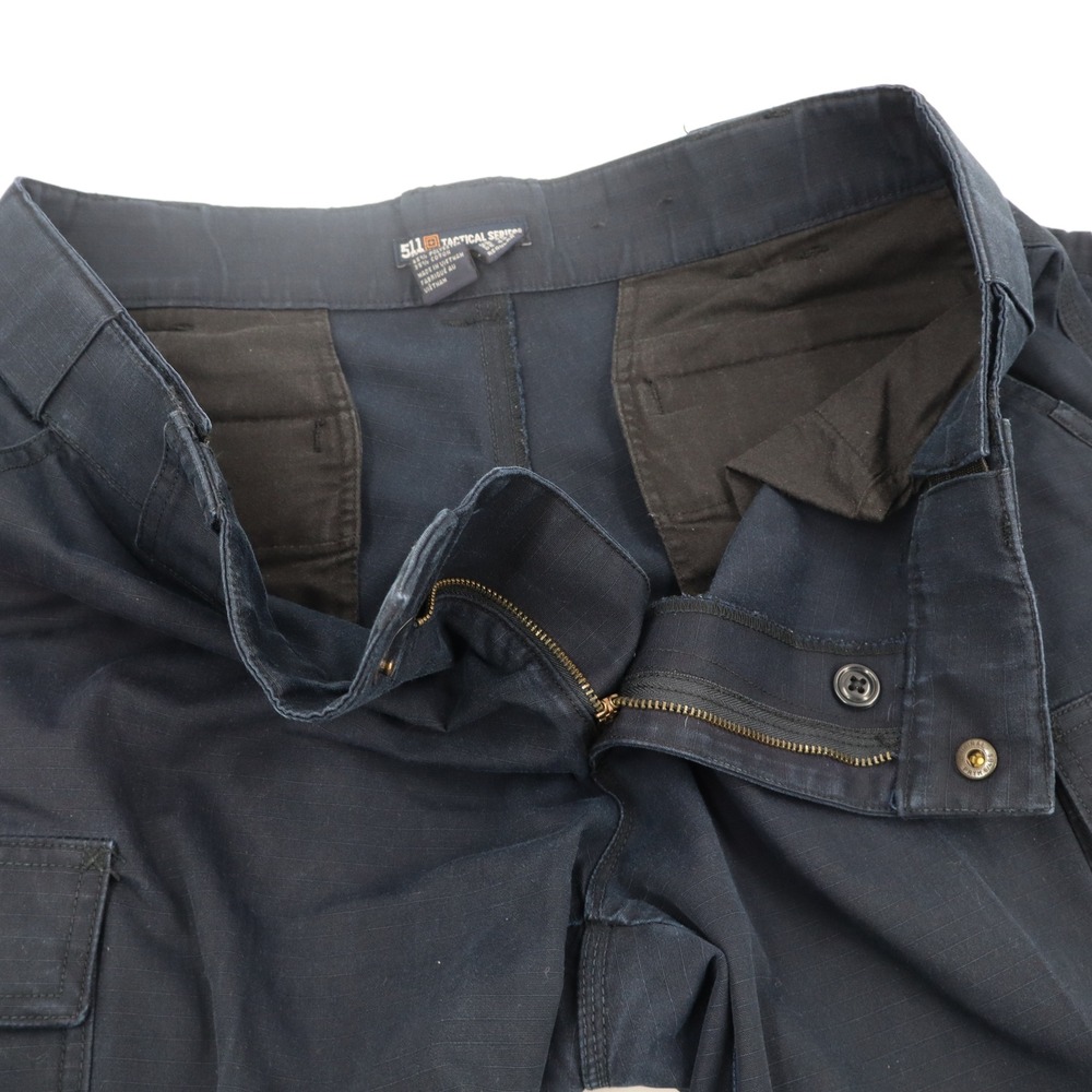 5.11 Tactical Series‎ Womens Navy Blue Ripstop Cargo Pants Size 14 Regular - Picture 7 of 13